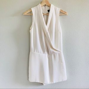 Topshop Us Size 2 White Romper